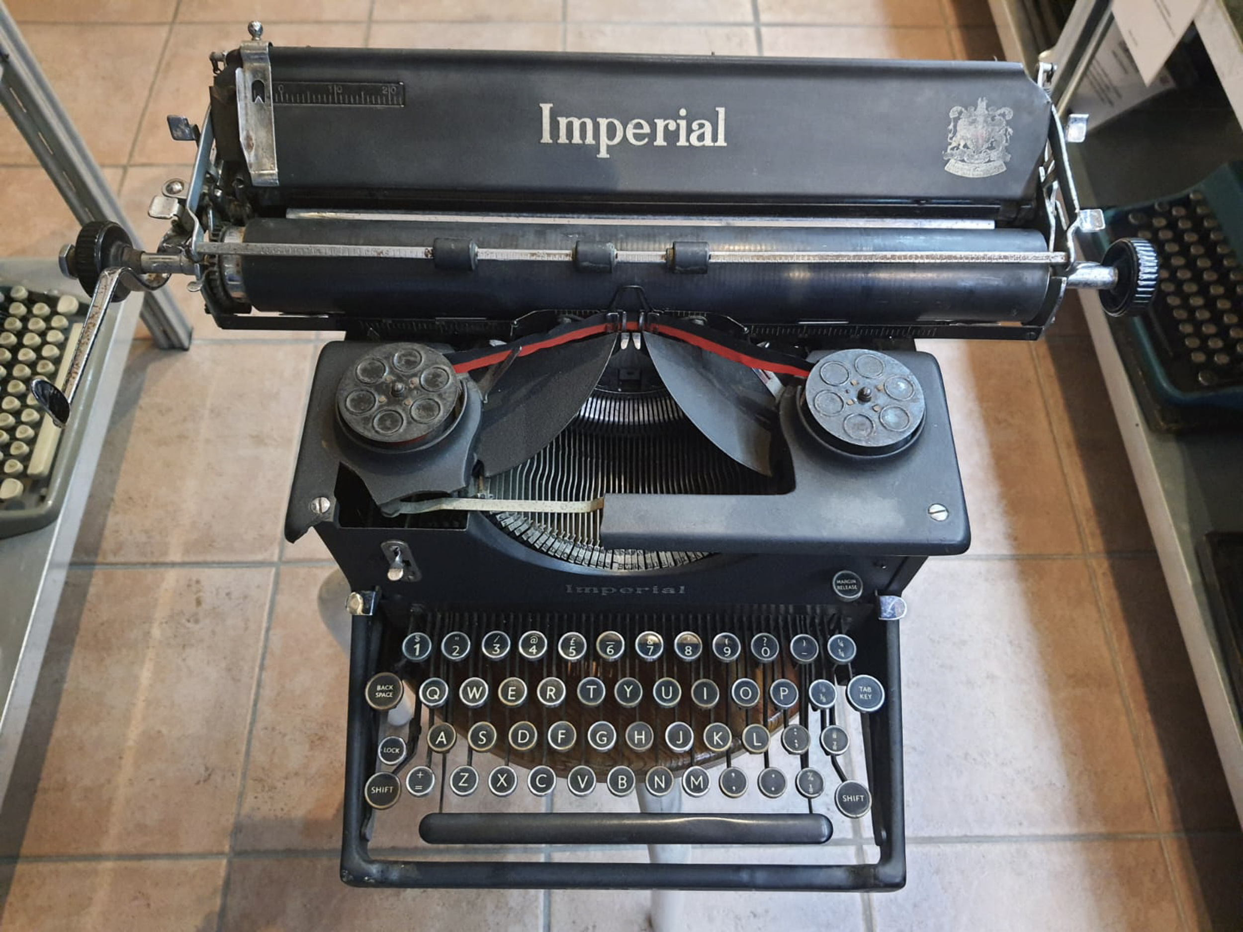 Nastro Per Macchina Da Scrivere IMPERIAL - Nero E Rosso + Nero, Compatibile Con Molti Modelli